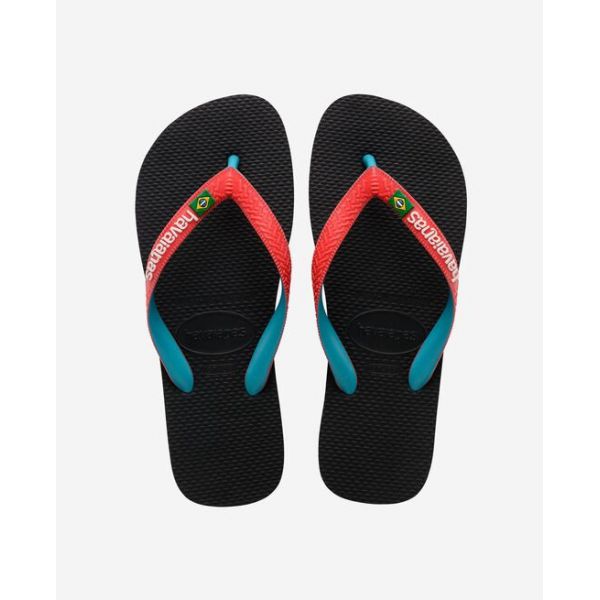 Havaiana brasil mix negro/rojo